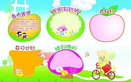 幼儿园展板