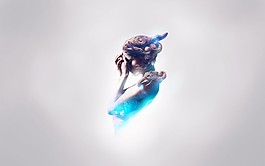 超清奇幻唯美精灵3DCG插画图片背景素材
