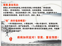 健康观念