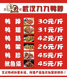 烤翅 鸡翅 鸭翅图片五香绝味鸭翅png元素素材干锅鸭头鸭脖辣得笑鸭翅