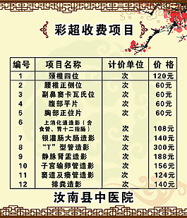 收费项目图片 收费项目素材 收费项目模板免费下载 六图网