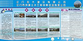 公司简介展板