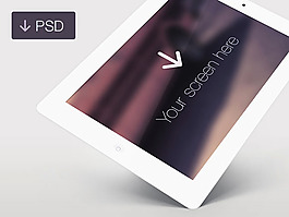 iPad外形设计psd分层素材