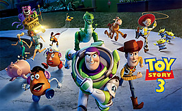 玩具总动员3电影海报模板下载