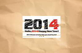 2014新年快乐壁纸模板psd素材