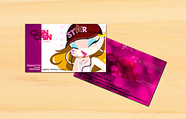 美容美发名片模板PSD素材