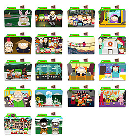 南方公园动漫图标素材