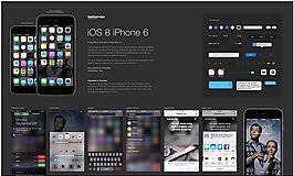 iPhone6 iOS8界面PSD素材