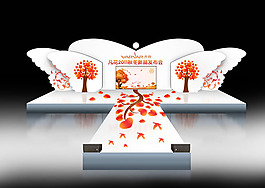 秋冬新品发布会舞台PSD素材