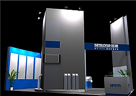 西蒙展台设计模型3Dmax