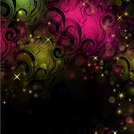 深色花纹背景矢量素材