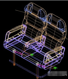 飞机座椅模型下载