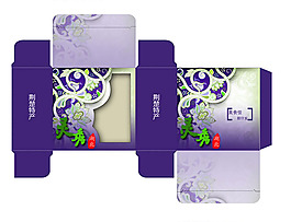 土特产包装盒设计PSD素材