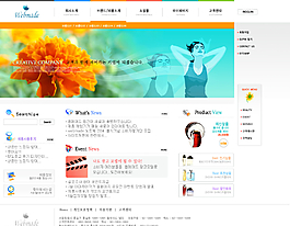 韩国网站模版图片