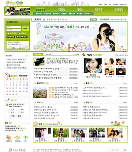 韩国网站模版图片