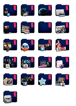 韩国明星文件夹图标