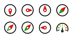 个性指南针系列图标下载