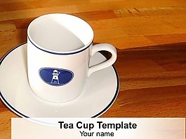 一杯茶的PowerPoint模板