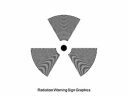 辐射警告标志图形