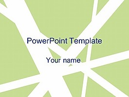 白色闪光PowerPoint