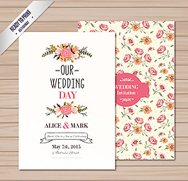 古典欧式邀请卡