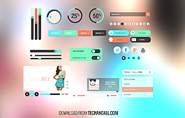 彩色UI界面图片