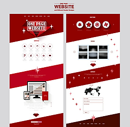 时尚网页模板设计图片