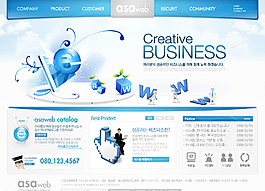 科技网页设计ui图片