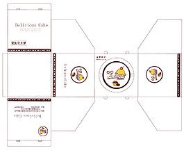 蛋糕包装盒设计