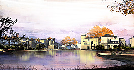 湖景别墅