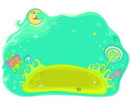 矢量创意卡通背景图