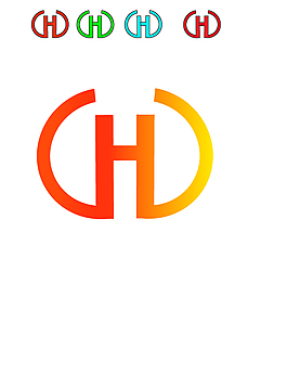 H字母创意LOGO设计