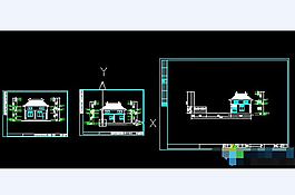 某厂房门卫室工程建筑设计图下载