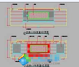 某机场VIP区装修布置图CAD图纸