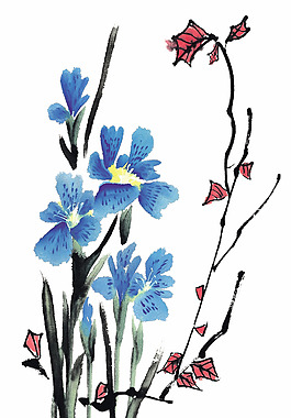 国画水仙图片 国画水仙素材 国画水仙模板免费下载 六图网