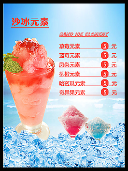 饮品店灯箱片