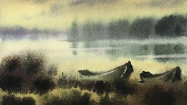 高清水彩水墨背景图片下载