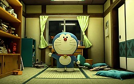 蓝胖子打招呼