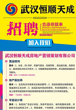地产招聘图片