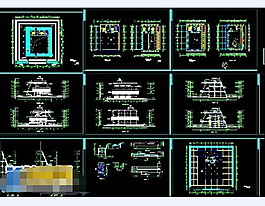 某博物馆建筑cad施工全套工程图纸