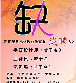 招聘海报图片