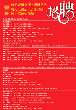 招聘海报(设计稿)图片