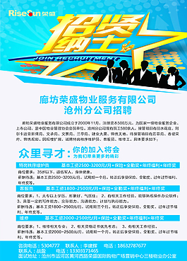 招聘海报图片