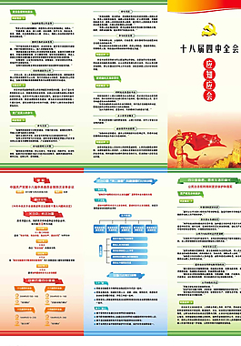 十八届四中全会应知应会图片