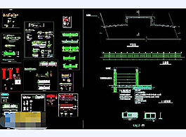 几十种围墙栏杆CAD施工设计图纸