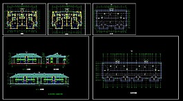 某酒店式公寓楼建筑cad施工设计方案