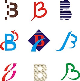 B字母LOGO设计素材