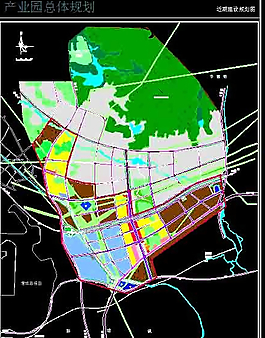 總平湖北某科技產業園修建性詳細規劃圖崑山某產業園規劃圖片產業園區