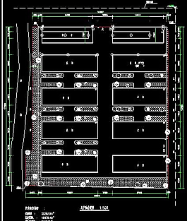 某工厂用地总平面cad布置规划图纸