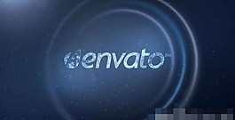 粒子环绕logo演绎AE模板